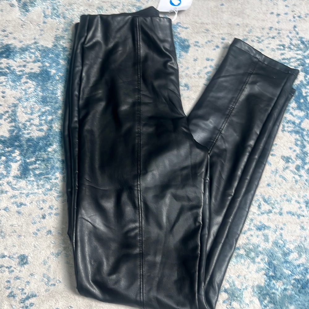 Mayoral girls size 14 faux leather leggings